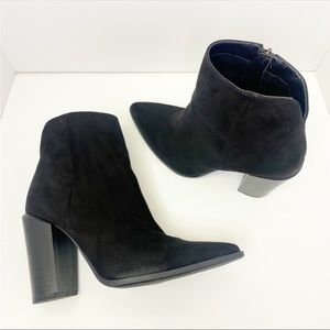 Quipid black heeled boots